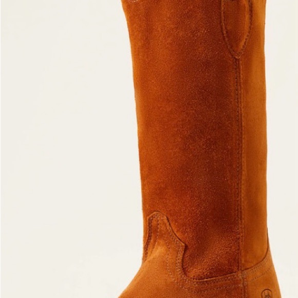 NWT Ariat Suede Memphis Western Cowboy Boot - Picture 5 of 7